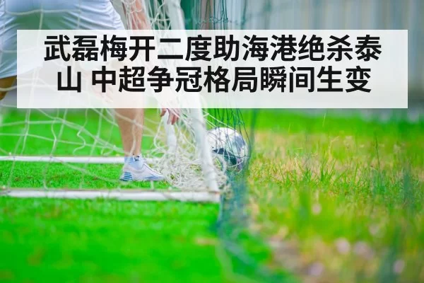 武磊梅开二度助海港绝杀泰山 中超争冠格局瞬间生变